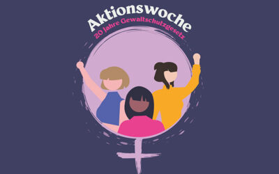 Aktionswoche anlässlich 20 Jahren Gewaltschutzgesetz